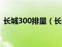 长城300排量（长城300油耗及性能是多少）