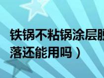 铁锅不粘锅涂层脱落还能用吗（不粘锅涂层脱落还能用吗）