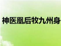 神医凰后牧九州身份（神医凰后牧九州结局）