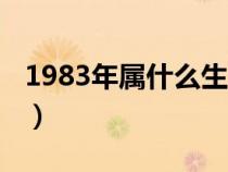 1983年属什么生肖的命（1983年属什么生肖）