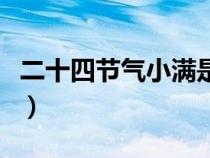 二十四节气小满是什么意思（小满是什么意思）