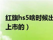 红旗hs5啥时候出2021款（红旗hs5什么时候上市的）