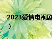 2023爱情电视剧有哪些（爱情电视剧有哪些）