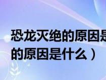 恐龙灭绝的原因是什么?(至少5条)（恐龙灭绝的原因是什么）