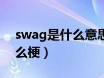 swag是什么意思这个梗怎么来的（swag什么梗）