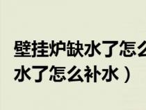 壁挂炉缺水了怎么补水开关没反应（壁挂炉缺水了怎么补水）