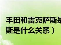 丰田和雷克萨斯是什么关系呀（丰田和雷克萨斯是什么关系）