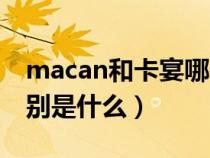 macan和卡宴哪个好看（macan与卡宴的区别是什么）