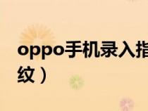 oppo手机录入指纹失灵（OPPO手机录入指纹）