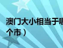 澳门大小相当于哪个城市（澳门面积相当于哪个市）