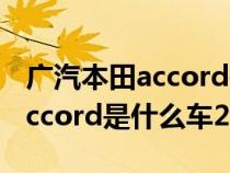 广汽本田accord报价260怎么样（广汽本田accord是什么车260）