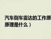 汽车倒车雷达的工作原理是什么样的（汽车倒车雷达的工作原理是什么）