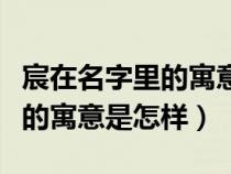 宸在名字里的寓意是怎样的意思（宸在名字里的寓意是怎样）