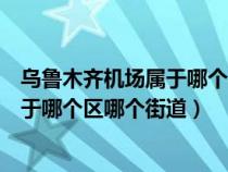 乌鲁木齐机场属于哪个区哪个街道办事处（乌鲁木齐机场属于哪个区哪个街道）