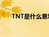 TNT是什么意思医学上（tnt是什么）