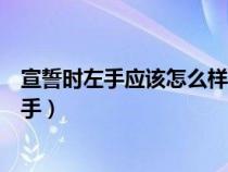 宣誓时左手应该怎么样右手应该怎么样（宣誓是左手还是右手）