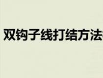 双钩子线打结方法视频（双钩子线打结方法）