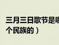 三月三日歌节是哪个民族的（三月三歌节是哪个民族的）