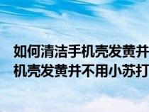 如何清洁手机壳发黄并不用小苏打和白醋清洗（如何清洁手机壳发黄并不用小苏打和白醋）