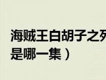 海贼王白胡子之死第几集（海贼王白胡子死了是哪一集）