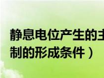 静息电位产生的主要原因是（静息电位产生机制的形成条件）