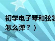 初学电子琴和弦怎么弹视频（初学电子琴和弦怎么弹？）