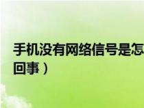 手机没有网络信号是怎么回事iq（手机没有网络信号是怎么回事）