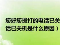 您好您拨打的电话已关机是真的关机了吗（您好您拨打的电话已关机是什么原因）