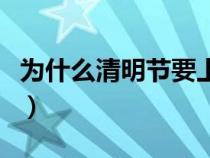 为什么清明节要上坟呢（为什么清明节要上坟）