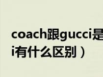 coach跟gucci是一个牌子吗（coach和gucci有什么区别）