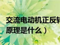 交流电动机正反转接线图（交流电机正反转的原理是什么）