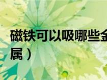 磁铁可以吸哪些金属物质（磁铁可以吸哪些金属）