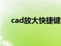 cad放大快捷键命令（cad快捷键命令）