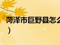 菏泽市巨野县怎么样（山东菏泽市巨野县穷吗）