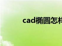 cad椭圆怎样画（cad椭圆画法）