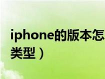 iphone的版本怎么看（怎么查看iPhone版本类型）