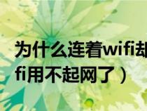 为什么连着wifi却上不了网络（为什么连起wifi用不起网了）