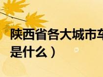 陕西省各大城市车牌号（陕西的城市车牌代码是什么）