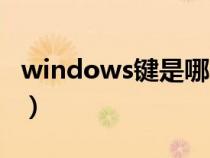 windows键是哪个键图（windows键是哪个）