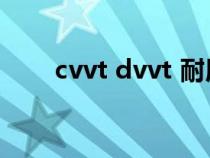 cvvt dvvt 耐用（dvvt用在什么车）