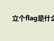 立个flag是什么意思（flag是什么梗）