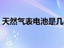 天然气表电池是几号（天然气表怎么换电池）