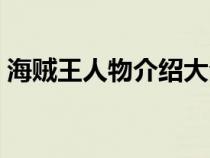 海贼王人物介绍大全海军（海贼王人物介绍）