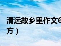 清远故乡里作文600字（故乡里在清远什么地方）