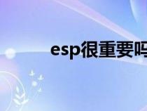 esp很重要吗?（esp真的重要吗）