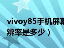 vivoy85手机屏幕分辨率怎么调（vivoy85分辨率是多少）