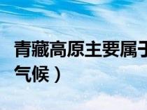 青藏高原主要属于什么气候（青藏高原属于啥气候）