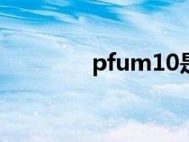 pfum10是什么型号（pfu）