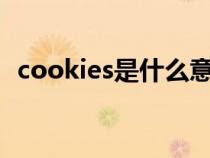 cookies是什么意思（cookie是什么意思）