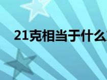 21克相当于什么东西（21克是什么意思）